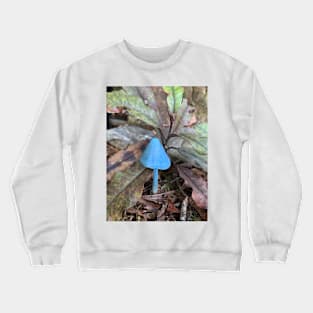 Blue  mushroom Crewneck Sweatshirt